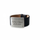 Lederarmband mit Gravur