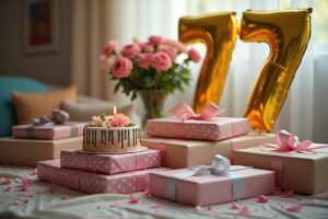 Geschenke zum 77. Geburtstag mit Herz